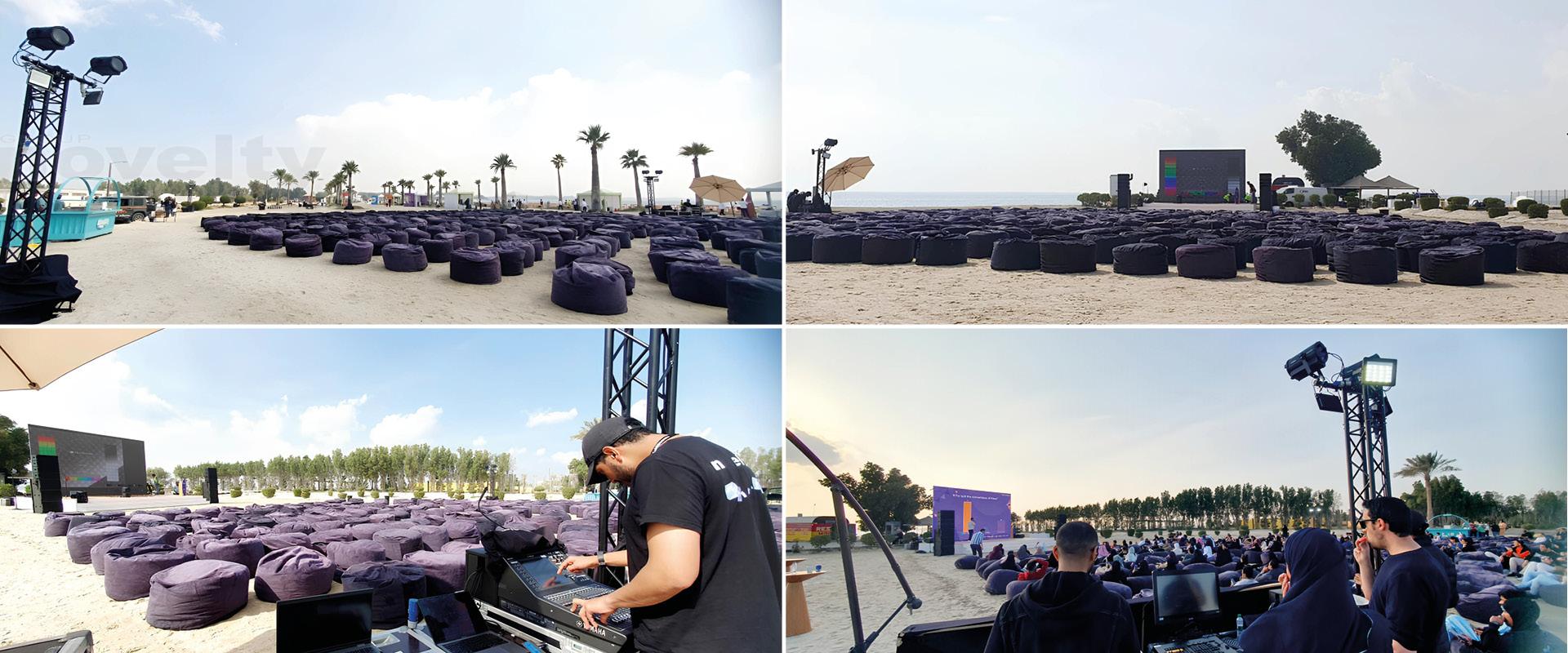 Visuel Beach Activities at Saudi Aramco