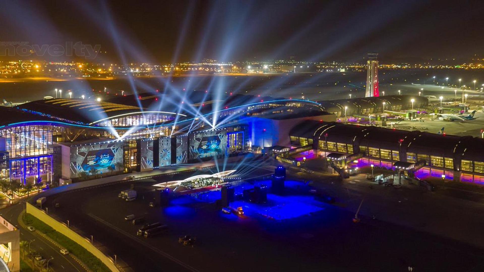 Visuel Ouverture de Muscat International Airport avec Novelty Middle East 