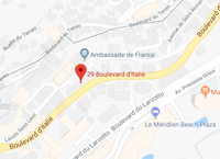 Plan accès hub Monaco Plan accès hub Monaco