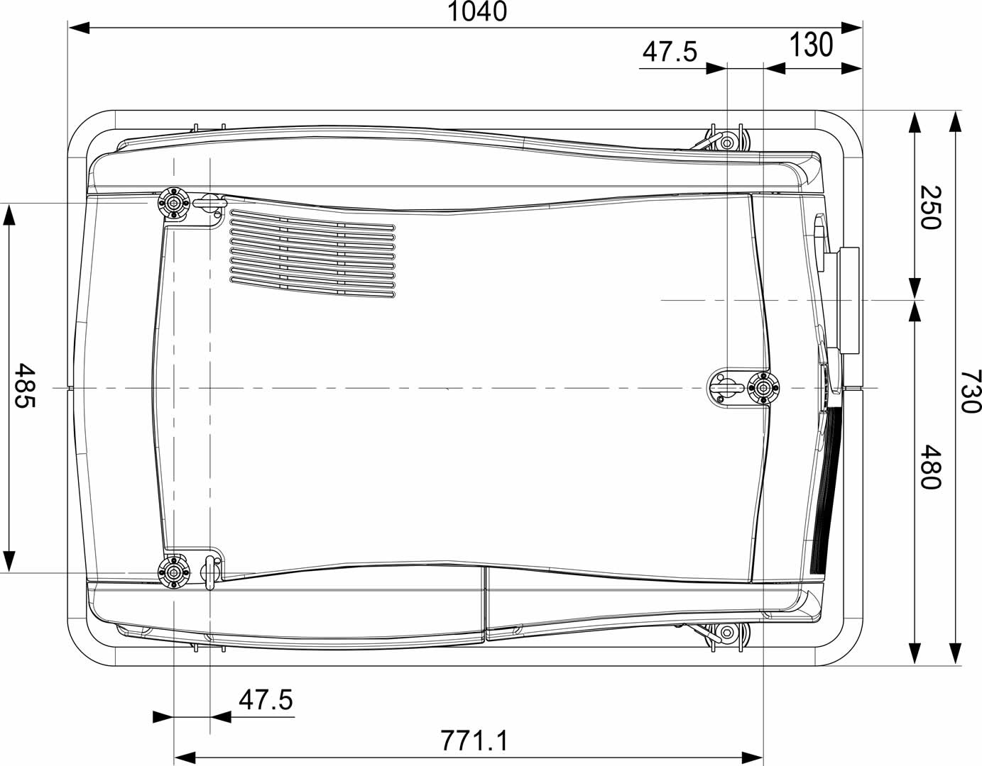 Visuel Fiche complète : BARCO HDF-W30 Flex